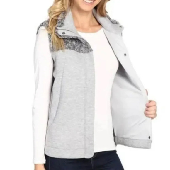 THE NORTH FACE NWOT Hybrination Neo Thermal 3D Vest‎ in Light Heather Gray - Picture 1 of 13